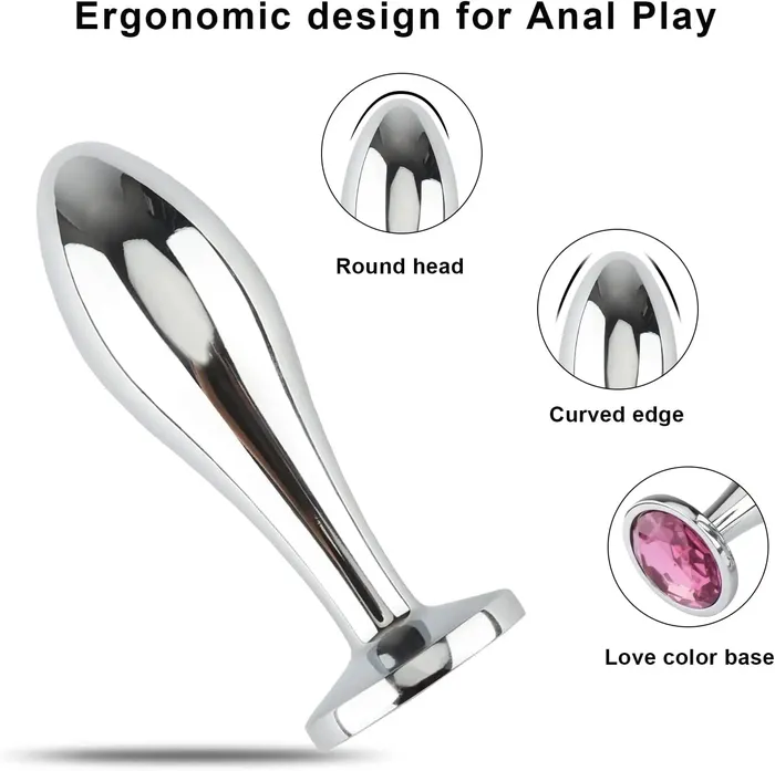 Lover Thingz Male Sex Toys | 3 Size Oval Anal Plug by Lover Senses