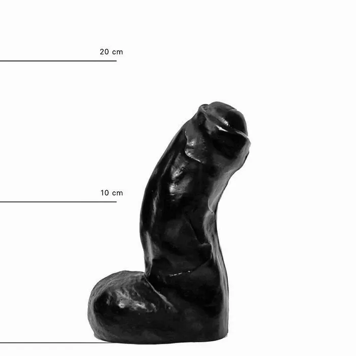 All Black - Anaal Dildo - 17 x 5 cm - Zwart | All Black Dildos