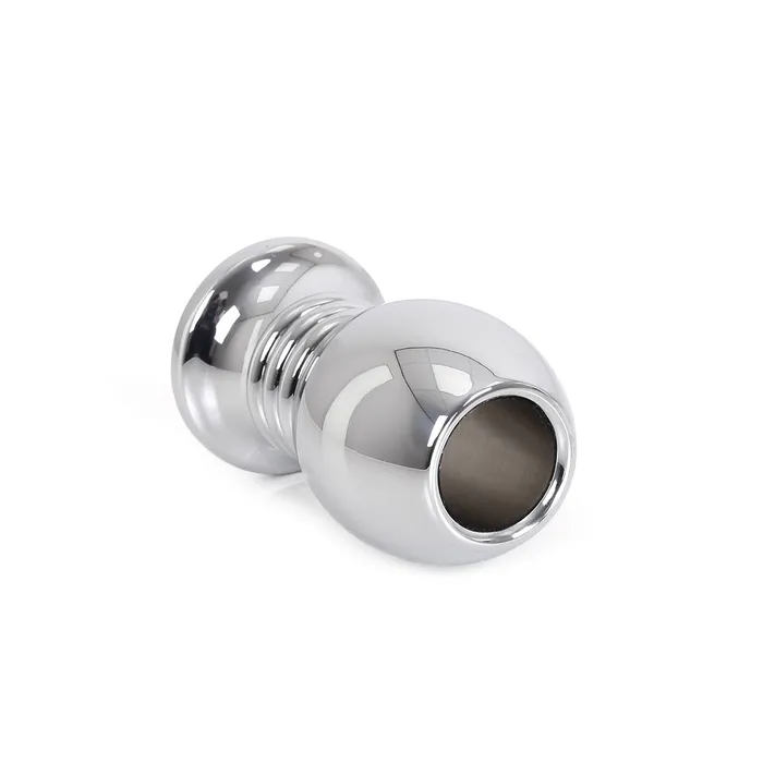 Anal Kiotos Steel Holle Anaal Plug RVS Geribbeld Lengte 70 mm Kiotos