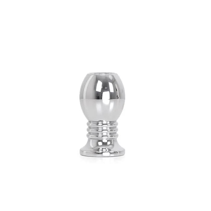 Anal | Kiotos Steel - Holle Anaal Plug - RVS - Geribbeld - Lengte 70 mm - Kiotos