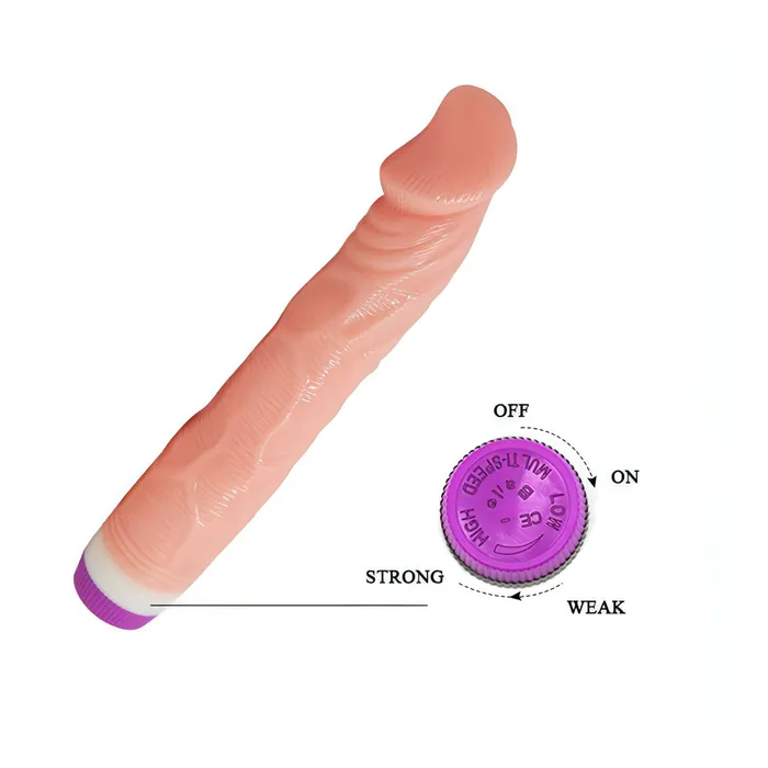 Baile Female Sex Toys | Vibratore realistico con vibrazione multispeed - 22 cm, Rosa Carne