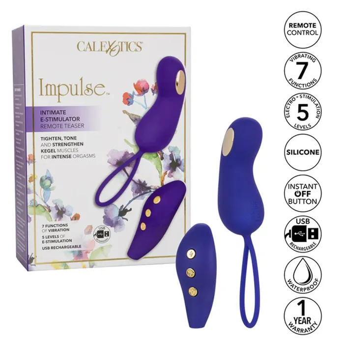 California Exotic Female Sex Toys | Impulse Intimate EStimulator Remote Teaser