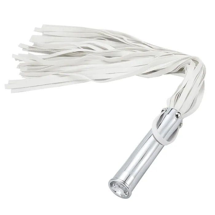 Fixxx Aluminium Flogger met Verborgen Buttplug Wit Fixxx Vibrators