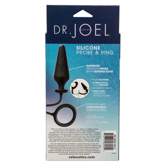 Male Sex Toys | California Exotic Dr. Joel Kaplan Silicone Probe & Ring