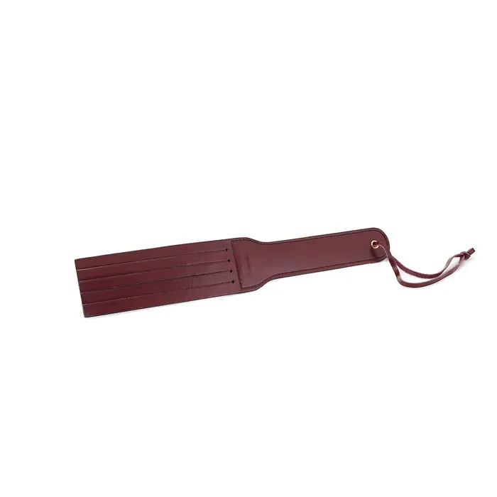 Vibrators | Liebe Seele Liebe Seele - Wine Red - Leren Paddle - Dubbele Strafriem - Exclusief En Luxe ontwerp - Import uit Japan - Wijnrood