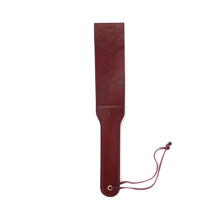 Vibrators | Liebe Seele Liebe Seele - Wine Red - Leren Paddle - Dubbele Strafriem - Exclusief En Luxe ontwerp - Import uit Japan - Wijnrood