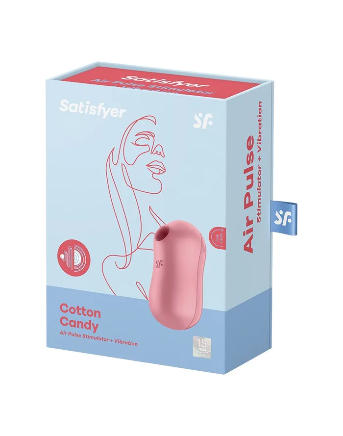 Vibrators | Satisfyer Satisfyer - Cotton Candy - Luchtdruk Vibrator - Roze