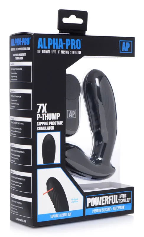 XR Brand Male Sex Toys 7x PThump Tapping Prostate Vibe with Remote Control