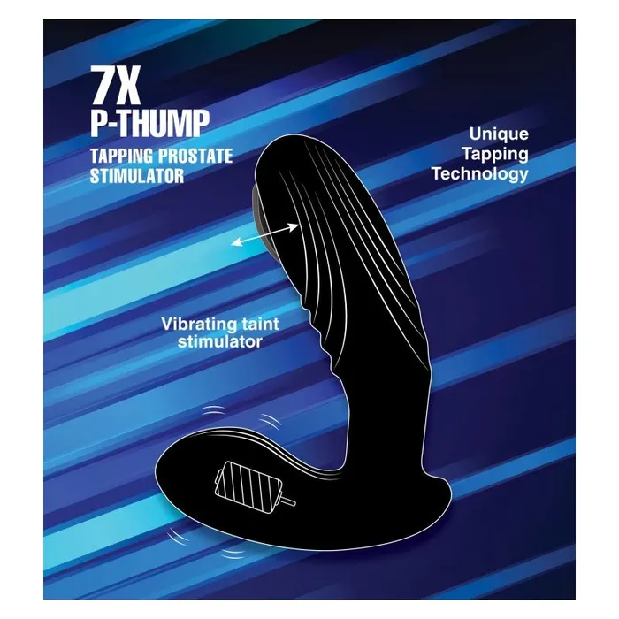 XR Brand Male Sex Toys | 7x P-Thump Tapping Prostate Vibe with Remote Control