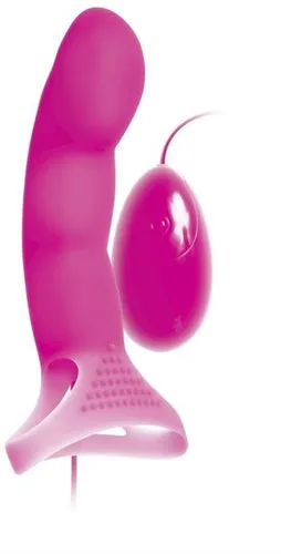 Adam and Eve Female Sex Toys Adam and Eve Silicone GSpot Touch Finger Vibrator Pink