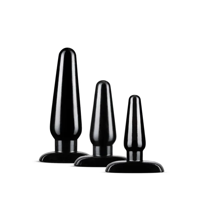 Anal Adventures Basic Plug Kit Black Blush Anal