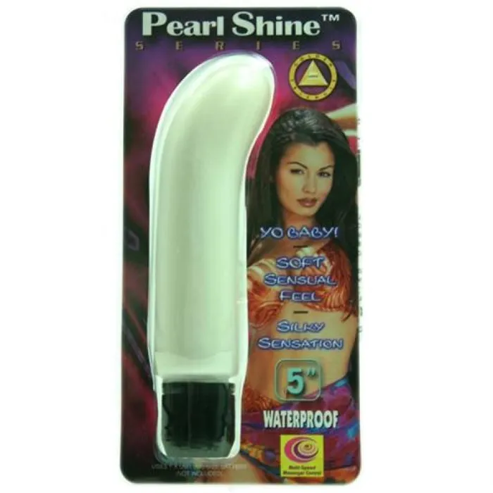 Anal Golden Triangle Pearl Shine 5Inch GSpot White