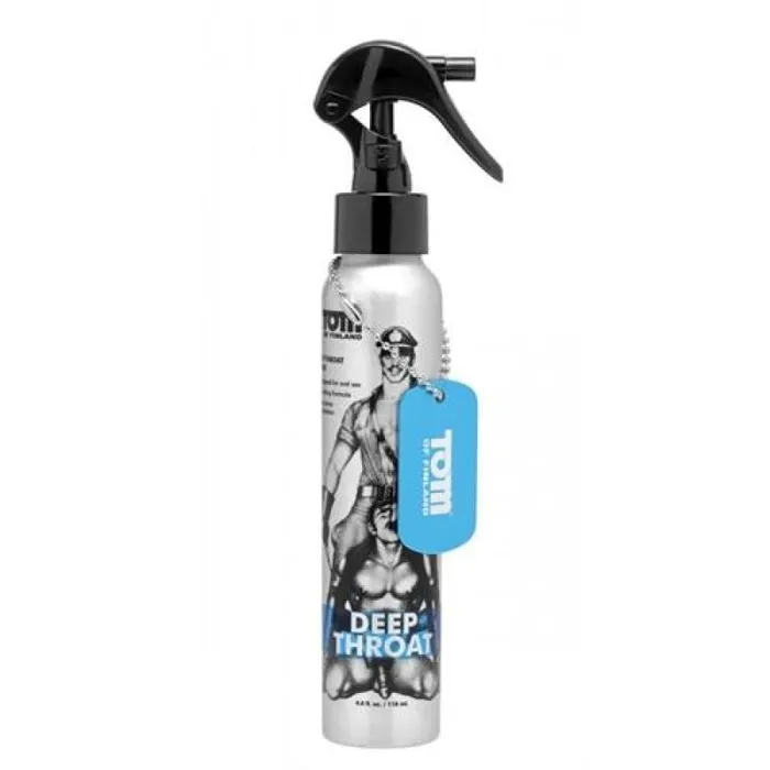 Anal Tom of Fin Deep Throat Spray 4 Oz XR Brands Tom of Finland