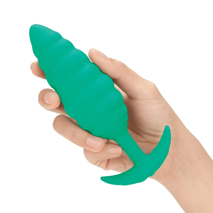 b-Vibe Texture Plug Twist Green (Large) | b-Vibe Anal