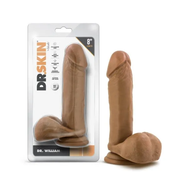 Blush Novelties Dildos | Dr. Skin Dr. William 8in Dildo W/ Balls Tan