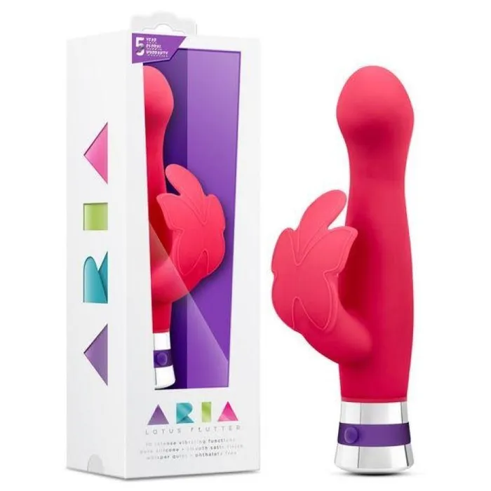 Blush Novelties Vibrators Aria Lotus Flutter Cerise