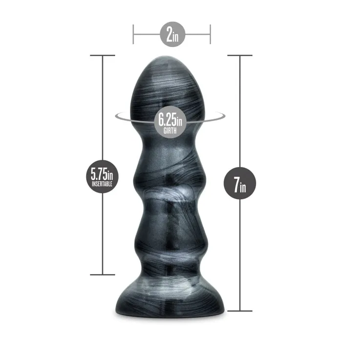 Blush Novelties Vibrators | Jet - Black Jack - Carbon Metallic Black