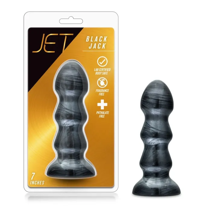 Blush Novelties Vibrators | Jet - Black Jack - Carbon Metallic Black