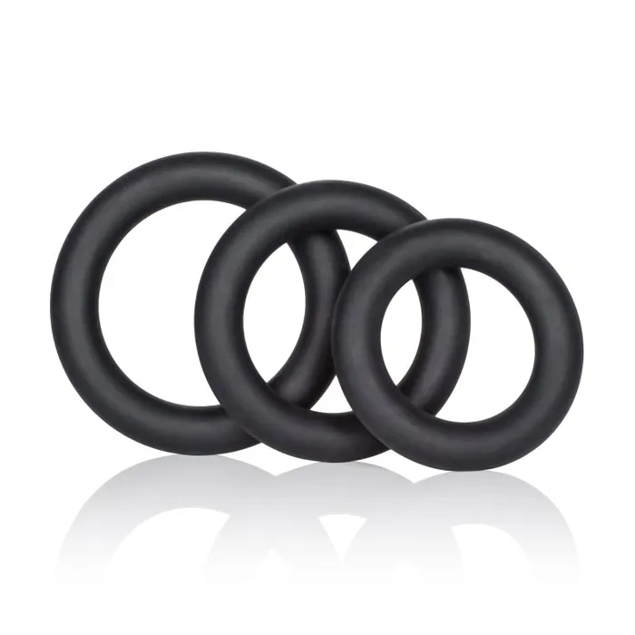 CalExotics Anal Dr Joel Kaplan Silicone Support Rings Black