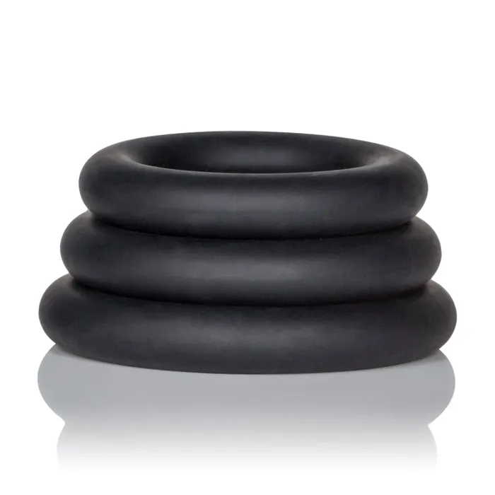 CalExotics Anal | Dr. Joel Kaplan Silicone Support Rings - Black