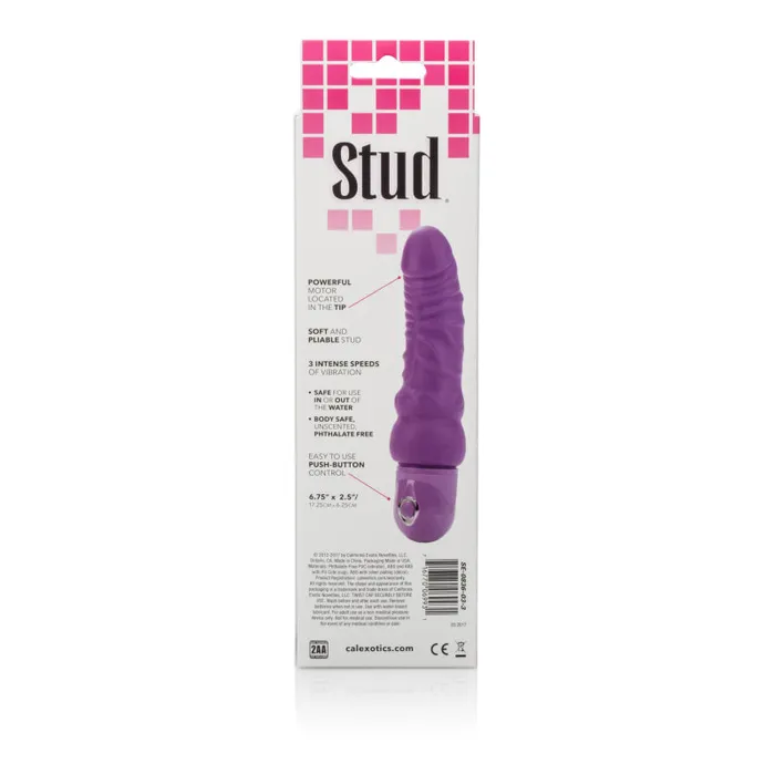 CalExotics Dildos | Waterproof Power Stud Curvy Dong - Purple