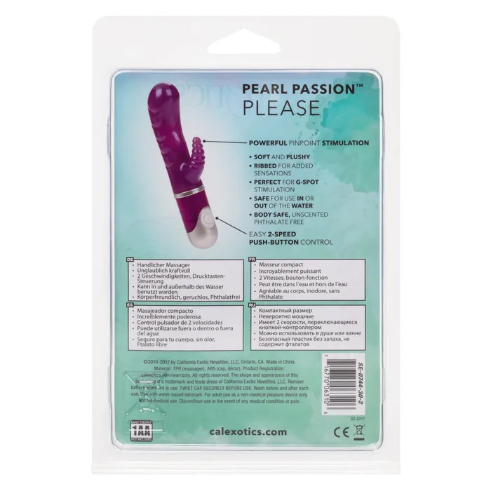 CalExotics Vibrators | Pearl Passion Please