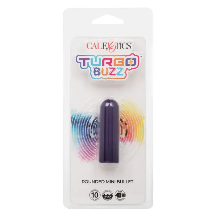 Calexotics Vibrators | Turbo Buzz Rounded Mini Bullet - Purple