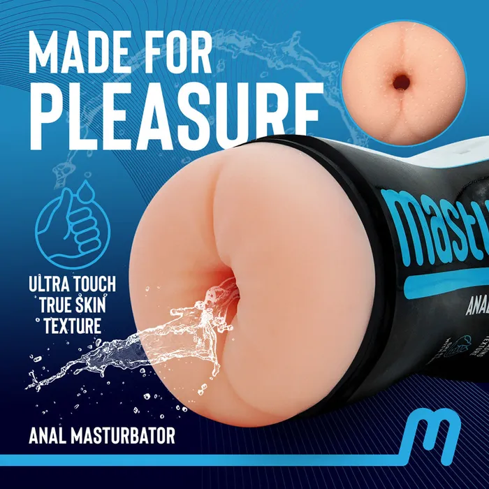 Creative Conceptions Male Sex Toys | Masturmate - Butt - Cream - Flesh Anal Stroker