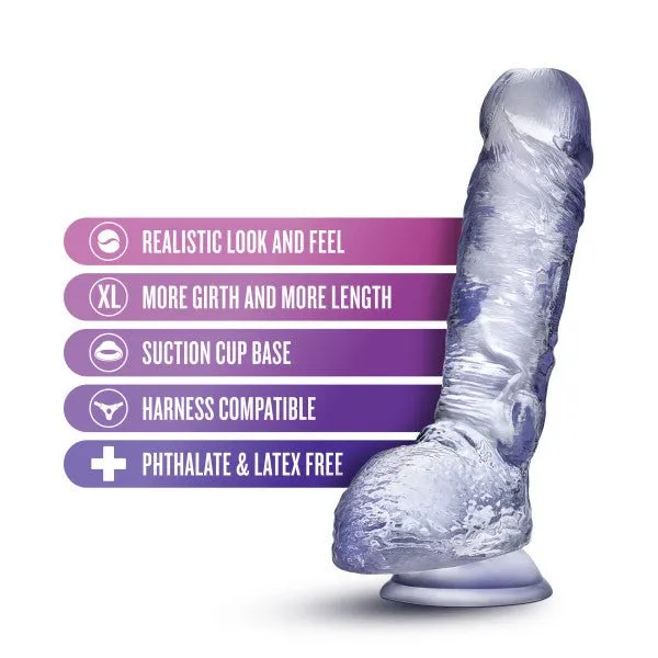 Dildos | Blush Novelties B Yours Hearty N Hefty Clear