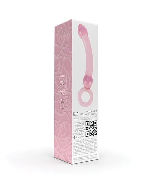 Dildos | Bodispa Nobu Rose Slider Curved Glass Dildo