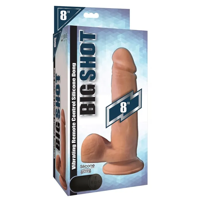 Dildos | Curve Toys Big Shot 8 Inch With Balls