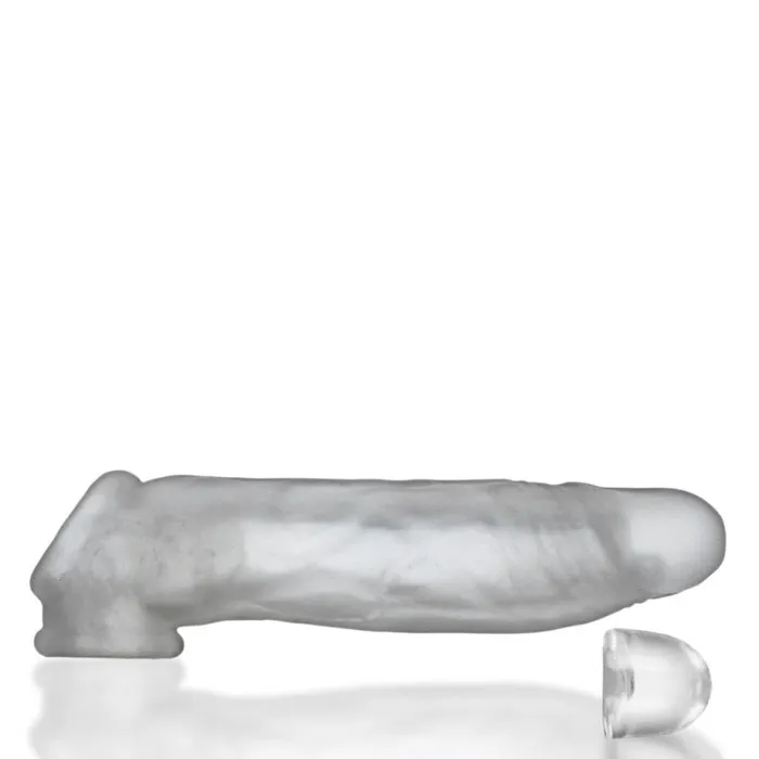 Dildos | OxBalls Dicker Ultra-Slim Cocksheath Clear Ice