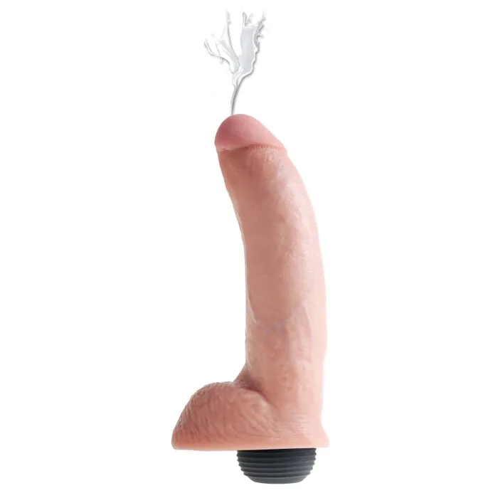 Dildos | Pipedream King Cock 9 Inch Squirting Cock With Balls - Flesh