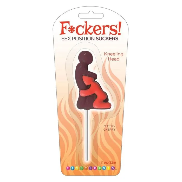 F*Ckers Sex Position Suckers - Kneeling Head - Cheeky Cherry | Little Genie Male Sex Toys