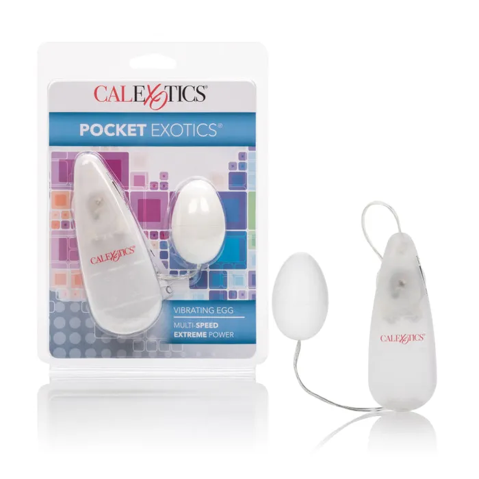 Female Sex Toys | CalExotics Pocket Exotics Vibrating Ivory Egg