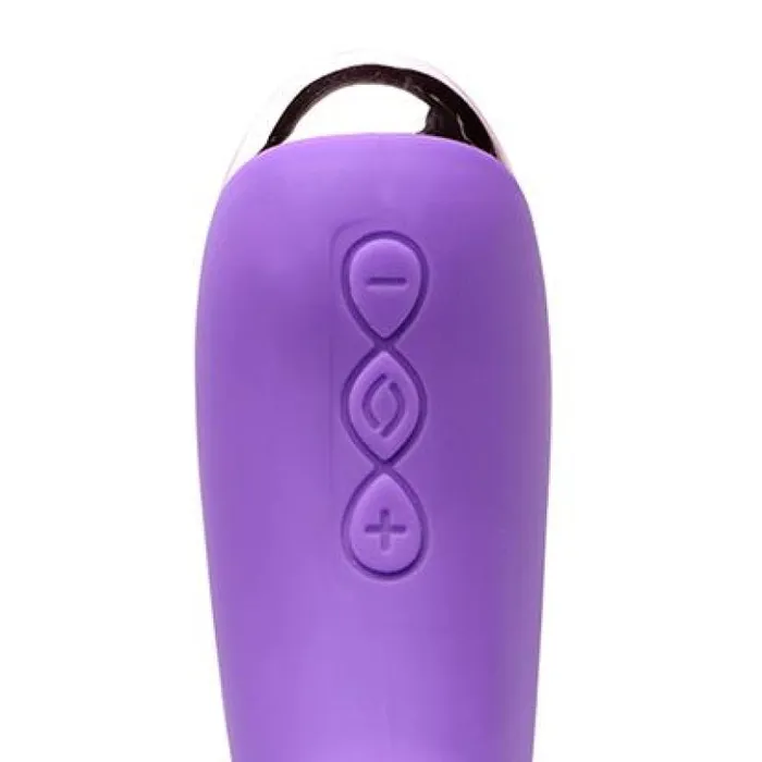 Female Sex Toys | Curve Toys Silicone Beaded Vibrator - Violet Item Number CN-04-0727-40