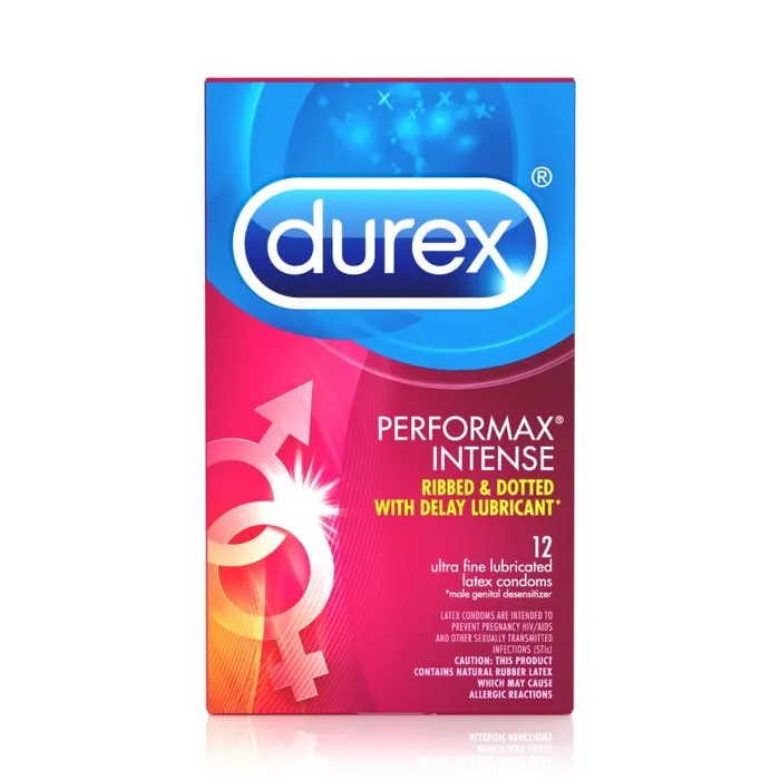 Female Sex Toys Paradise Marketing Durex Performax Intense 12 Pk