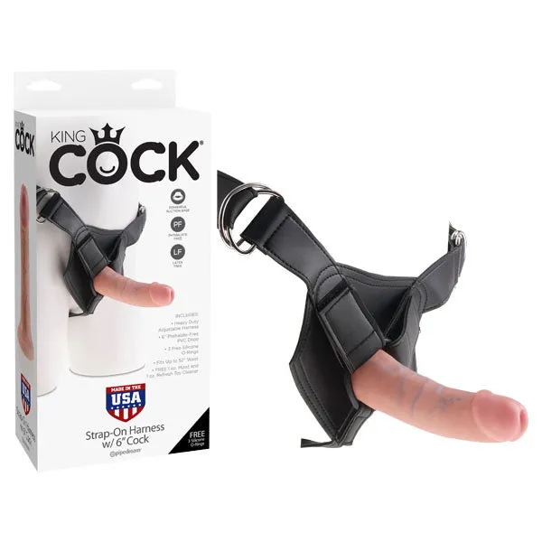 Female Sex Toys Pipedream King Cock StrapOn Harness With 6 Dongpd562121