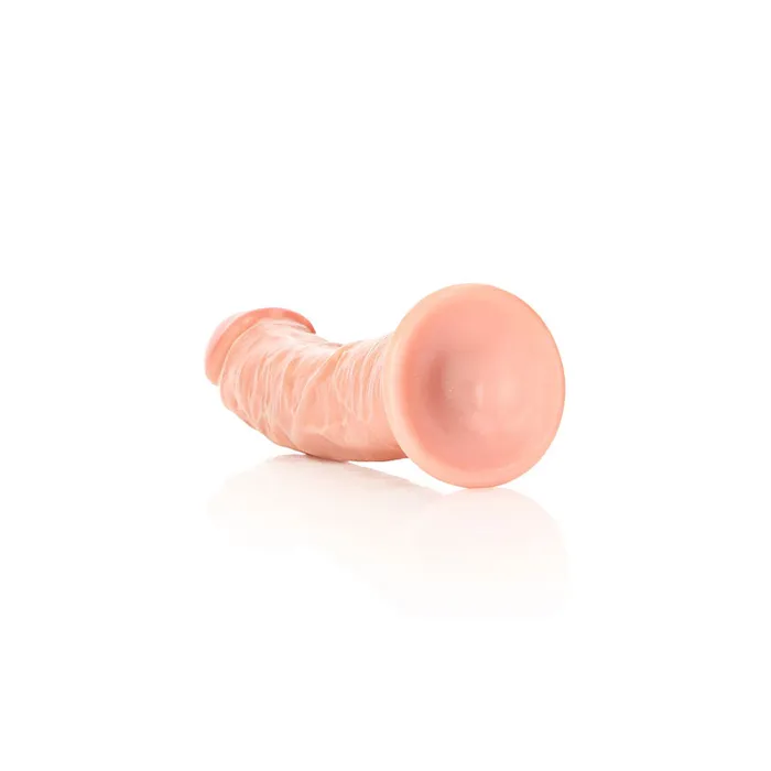 Female Sex Toys | Shots Toys REALROCK Realistic Regular Curved Dildo with Suction Cup - 18 cm-(rea117fle)