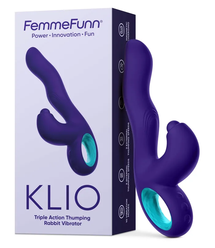 Femme Funn Vibrators Klio Triple Action Thumping Rabbit Vibrator