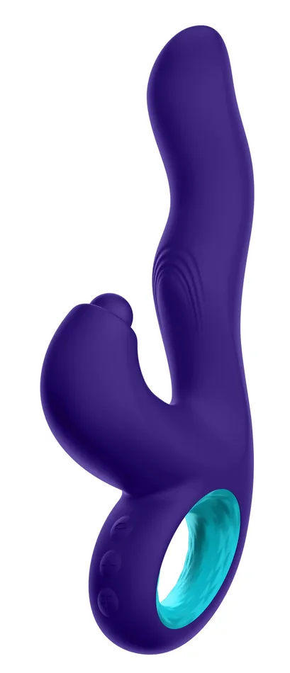 Femme Funn Vibrators | Klio Triple Action Thumping Rabbit Vibrator