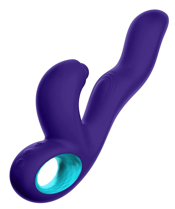 Femme Funn Vibrators | Klio Triple Action Thumping Rabbit Vibrator