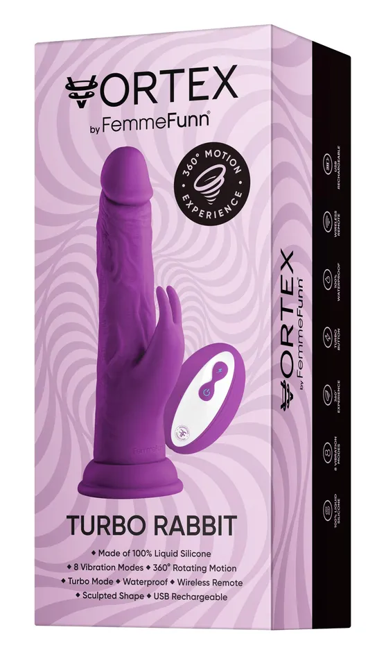 Femme Funn Vibrators | Wireless Turbo Rabbit - Purple