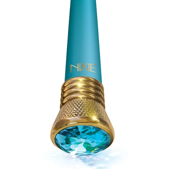 Global Novelties Vibrators | Nixie Jewel Satin Classic Vibe 10 Function - Aquamarine