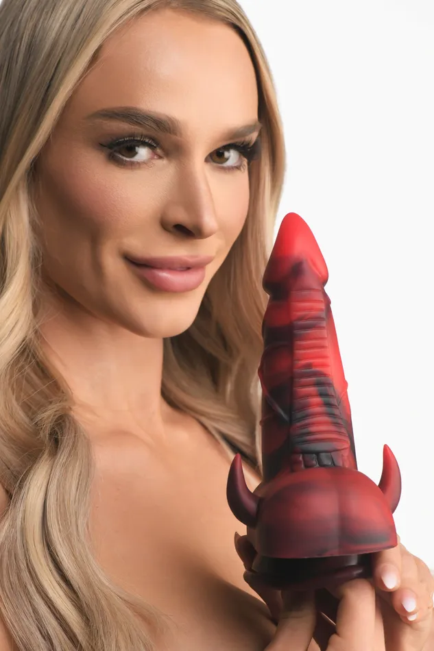 Horny Devil Demon Silicone Fantasy Dildo by Creature Cocks | XR Brands Dildos