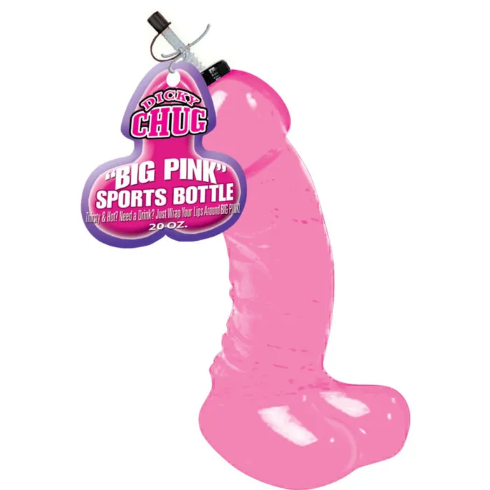 Hott Products Vibrators Dicky Chug Sports Bottle Big Pink