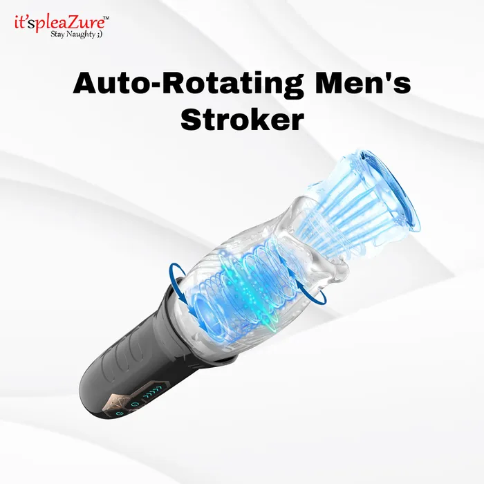 Itspeazure Auto Rotating Mens Stroker ItspleaZure Male Sex Toys