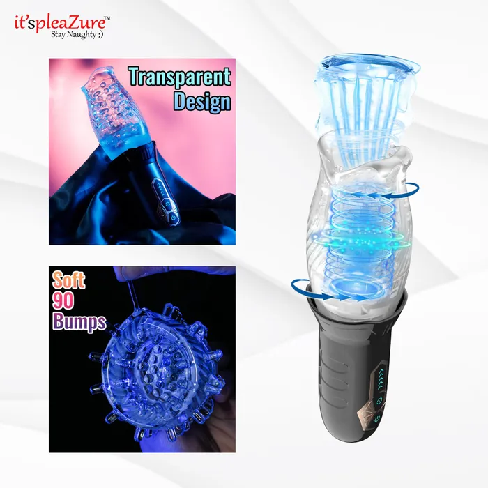 Itspeazure Auto Rotating Men's Stroker | ItspleaZure Male Sex Toys