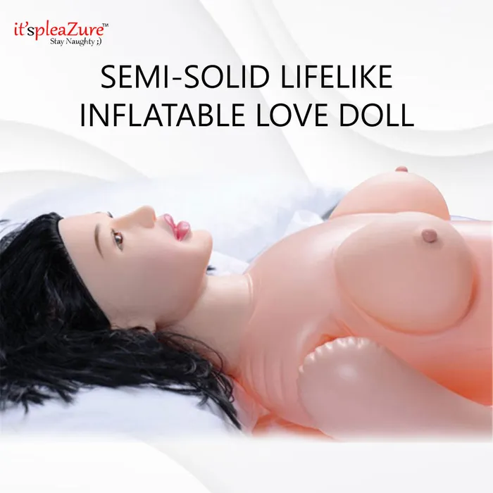 ItspleaZure Male Sex Toys ItspleaZure SemiSolid Lifelike Inflatable Love Doll