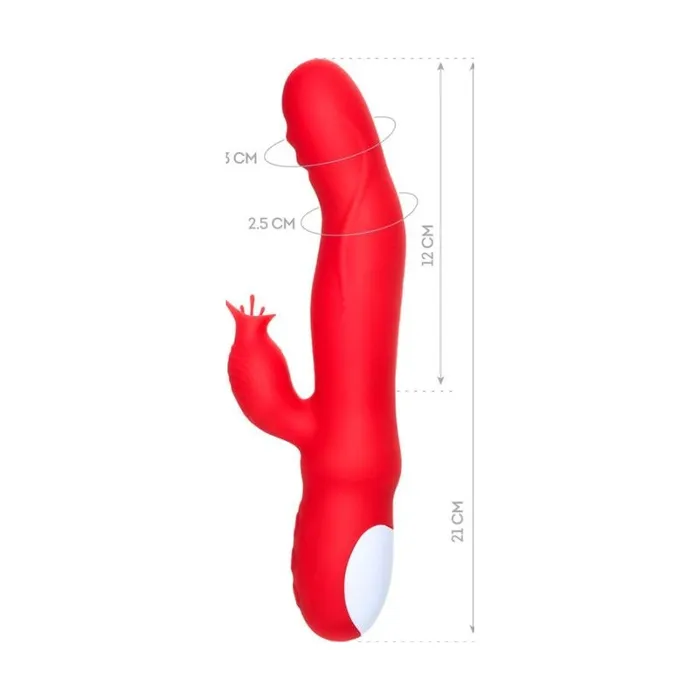 JOS Vibrators | JOS Redli Heating and Rotating Rabbit Tickler